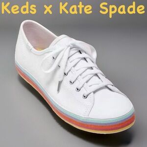 Keds X Kate Spade New York Kickstart Rainbow Foxing Sneakers